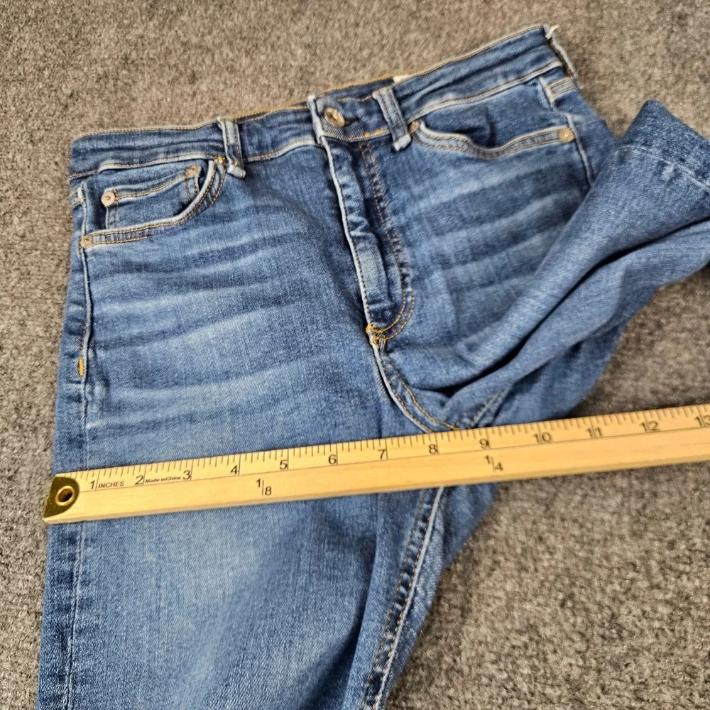 Rag & Bone Nina High-Rise Skinny Jeans Jinx Blue WDD22H2664TBJX Sz 27
